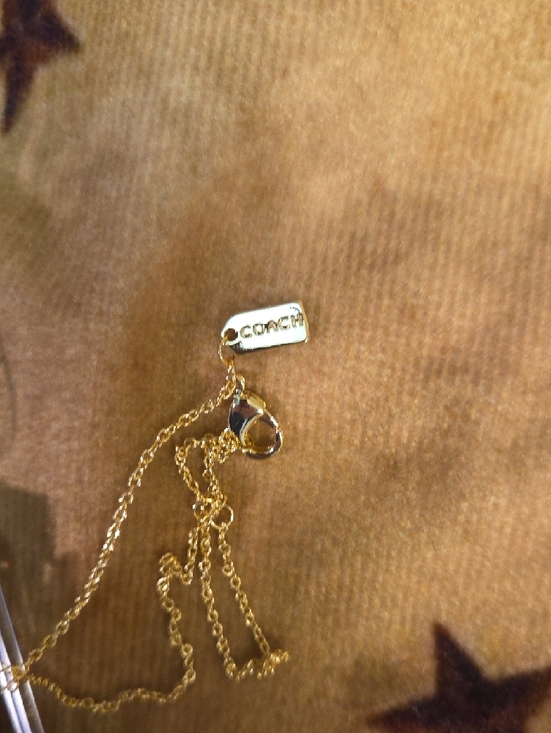 Coach Silver Heart Locket Necklace - Picture 3 of 4